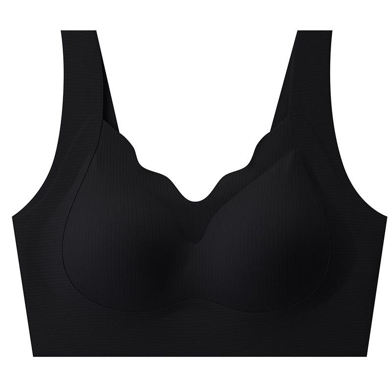 Seamless Anti-Gravity Women's Wireless Lift Bra - V-Neck, Comfortable, Breathable, Beautiful Back Design