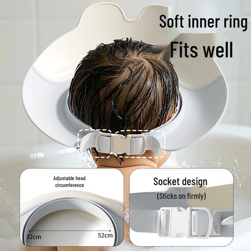Infant Waterproof Shampoo Cap: Kids’ Ear Protection & Water Blocking Bath Hat