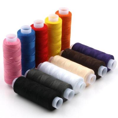 12 Farben Polyester-Nähquiltgarn 402/S Nähgarn DIY-Nähmaschinengarn