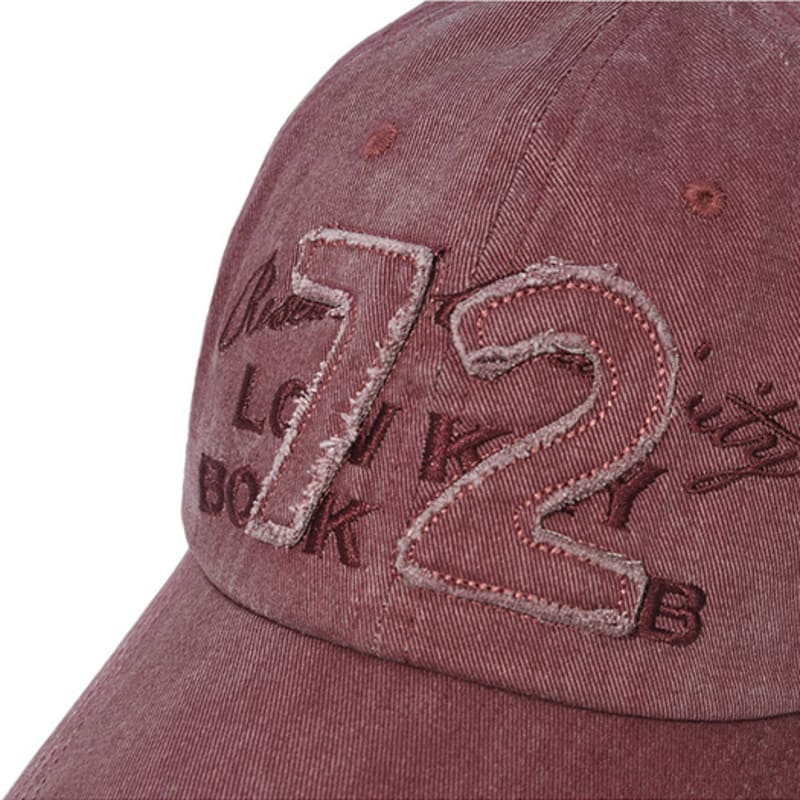 KIRSH 72 Applique Ball Cap [Dark Purple]