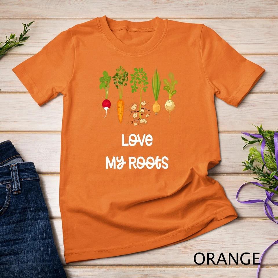 Root Vegetables Gardening, Cute Garden Tee Shirt Gift, 3Dk Unisex T-shirt 8 S