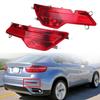 Durable Car Rear Bumper Reflector Light Warning Tail Light Improved Safety for E71 E72 2008-2014 63147187219 63147187220