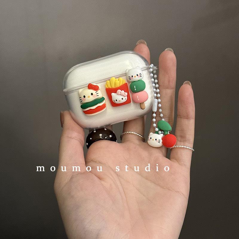 Airpods 1 /2 Generation Applicable Cartoon Cute Apple Bluetooth Headset Case 3Rd Generation French Fries Pro Women