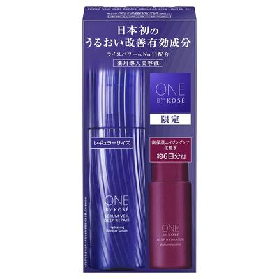 ONE BY KOSE Introducing Serum Serum Veil Deep Repair Main Unit 60mL Lotion 6 Days Limited Kit Medicated Introductory Serum Serum Moisturizing Rice
