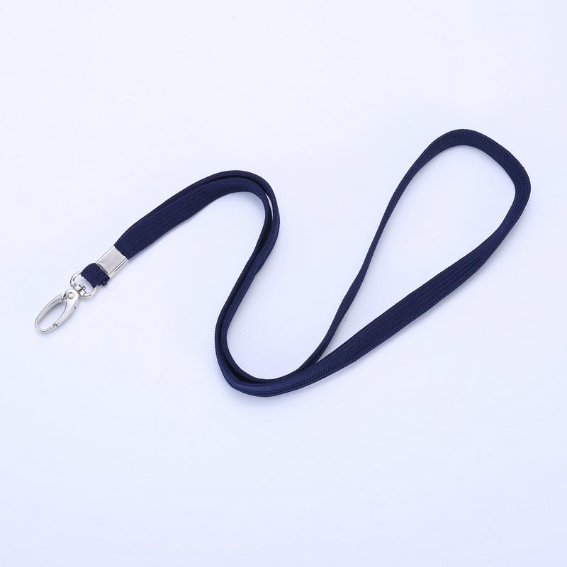 

Cotton Rope ID Badge Lanyard with Egg-Shaped Hook for Work or School