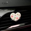 Car Air Freshener Cute Soft Marshmallow Bunny Butt Flower Cartoon Air Vent Dashboard Diffuser Decoration
