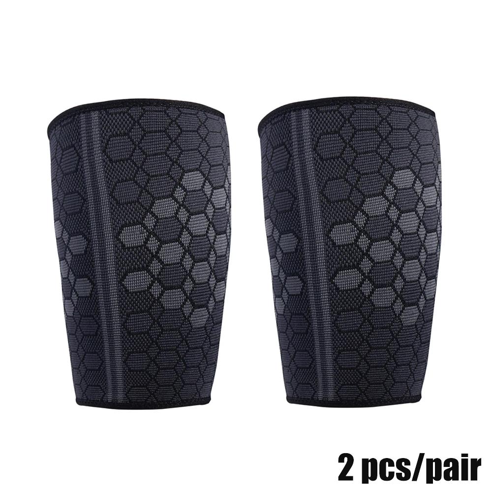 

Компрессионные рукава для бедер, поддержка четырехглавых мышц и подколенных сухожилий, спортивные рукава для верхней части ног для мужчин и женщин, дышащие, эластичные, противоскользящие M