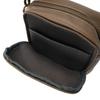 Chiemi Sacs 2-Face 2-Way Shoulder Bag with Logo Belt, Simple Design, and Functional Pockets, 2402-6249, Brown