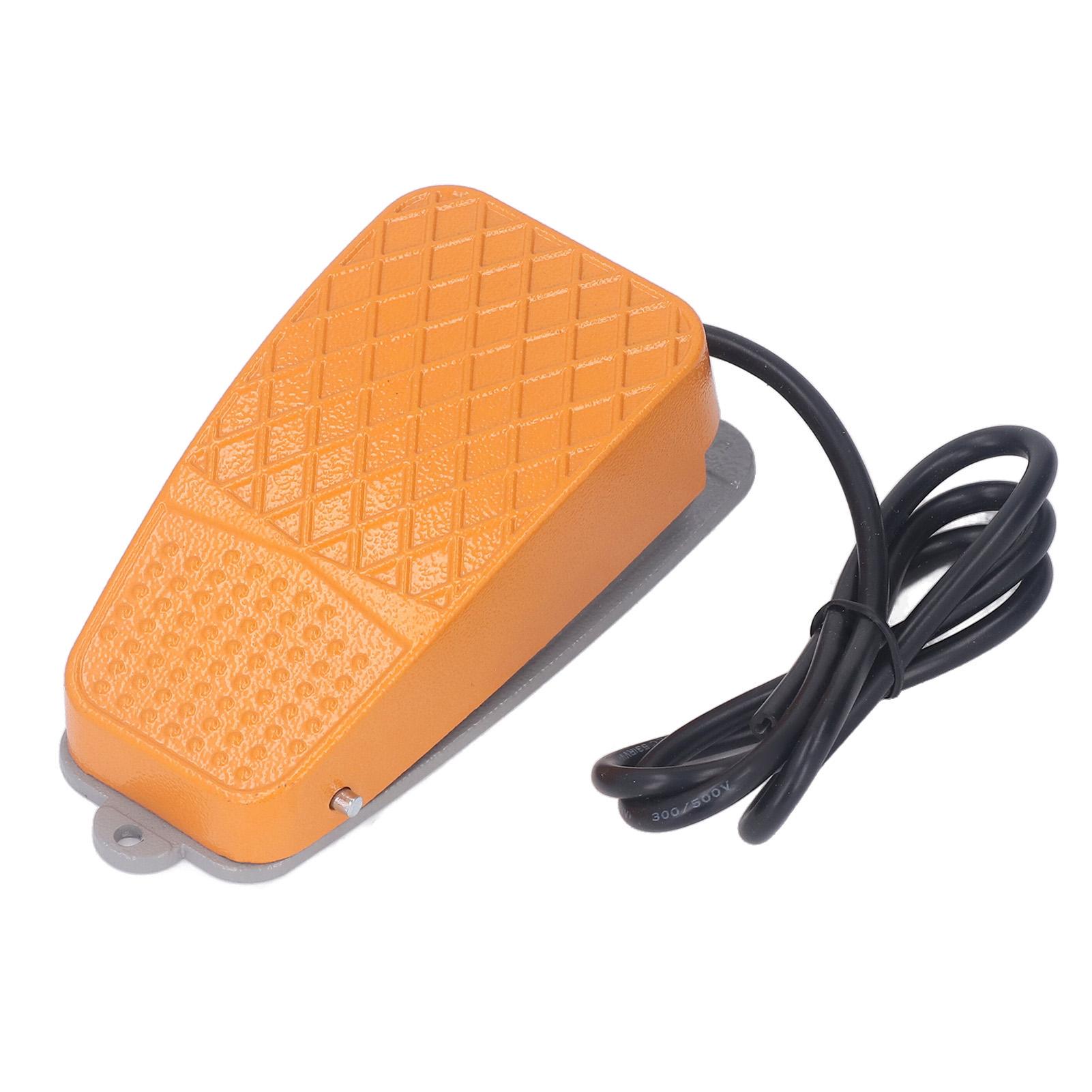 

Foot Switch Normally Closed Pedal Press Hold to ON 10A 250V for Industrial Power Tools Table Saws