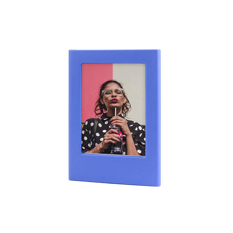 1Pack 3 Inches Blank Photo Frame Acrylic Refrigerator Magnetic Frame Mini Magnetic Refrigerator Photo Picture Frames Display Frame