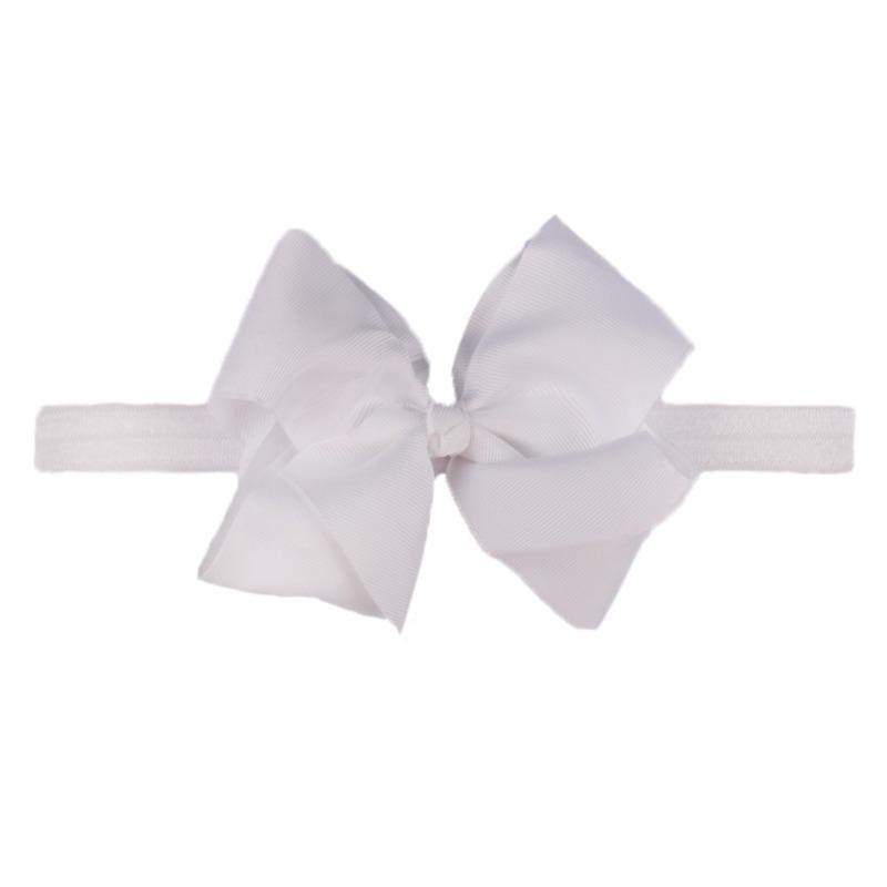 New Children's Headband, Fashionable Baby Hair Accessories, Dovetail Bow Headband, Solid Color Seamless Elastic Belt.