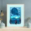 All Hashira Demon Slayer Colorful Poster Picture-in-Picture Canvas Painting Prints Wall Art Pictures for Living Room Home Decor