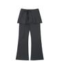 SPORTS ILLUSTRATED 2-In-1 Skirt Pants (Dark Grey)