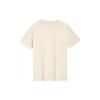 Calvin Klein Solid Color Letter Print Round Neck Short Sleeve T-Shirt Unisex Tops Off-White J320931-ACF
