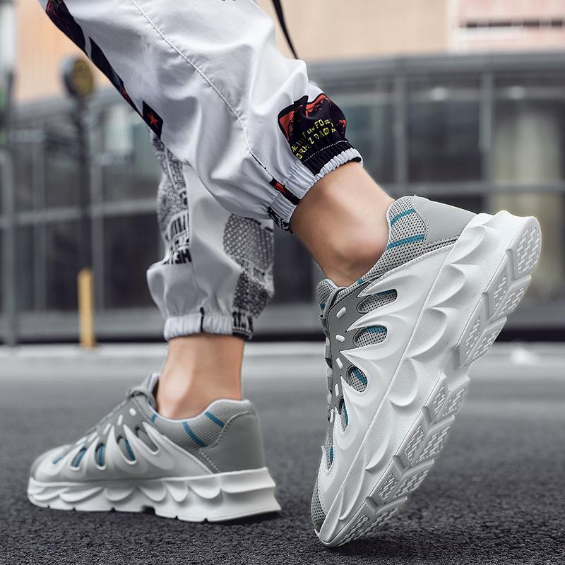 Men's Shoes plus Size Ins Trendy Sneakers Plastic Mesh Breathable Running Shoes Fashion Octopus Men's Shoes