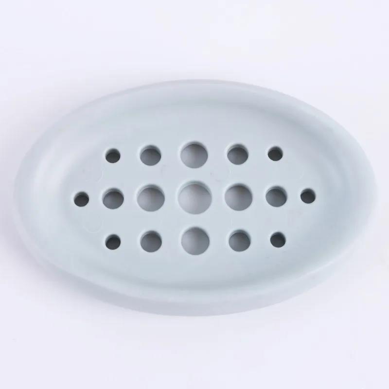 Non-slip Soap Holder Dish Bathroom Shower Storage Plate Stand Hollow Dishes Openwork Soap Dishes Soap Box