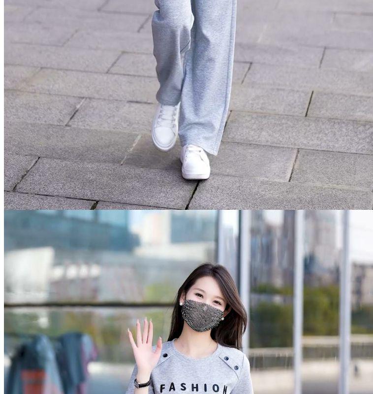 Youthful Summer 2025 Loose Round Neck Short Sleeve Top & Straight Leg Pants Set - Fashionable Sportswear for Versatile, Age-Reducing Style