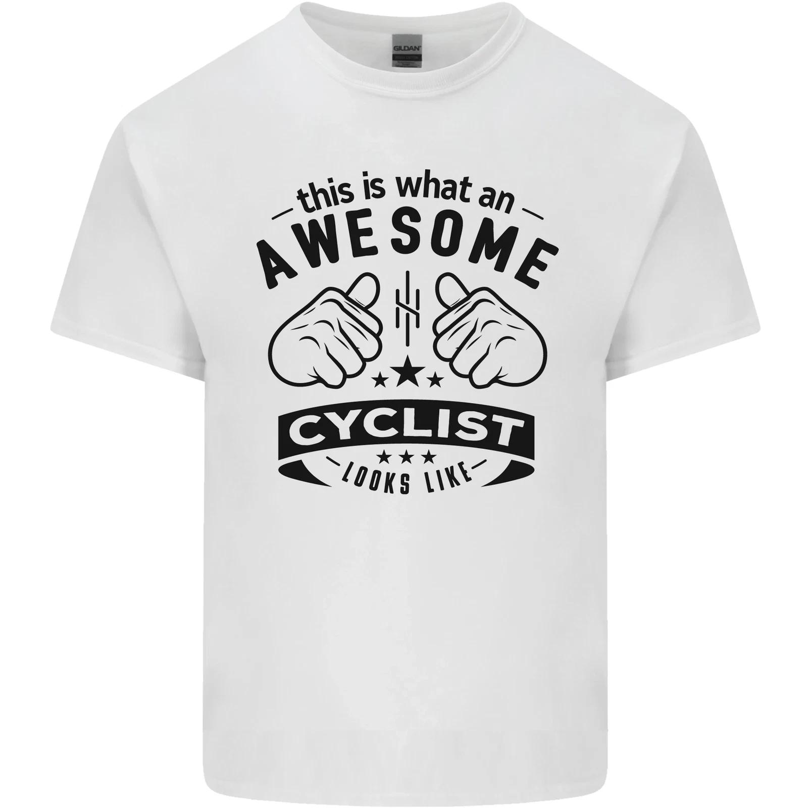 Awesome Cyclist Looks Like This Cycling Kids T-Shirt Childrens 3XL