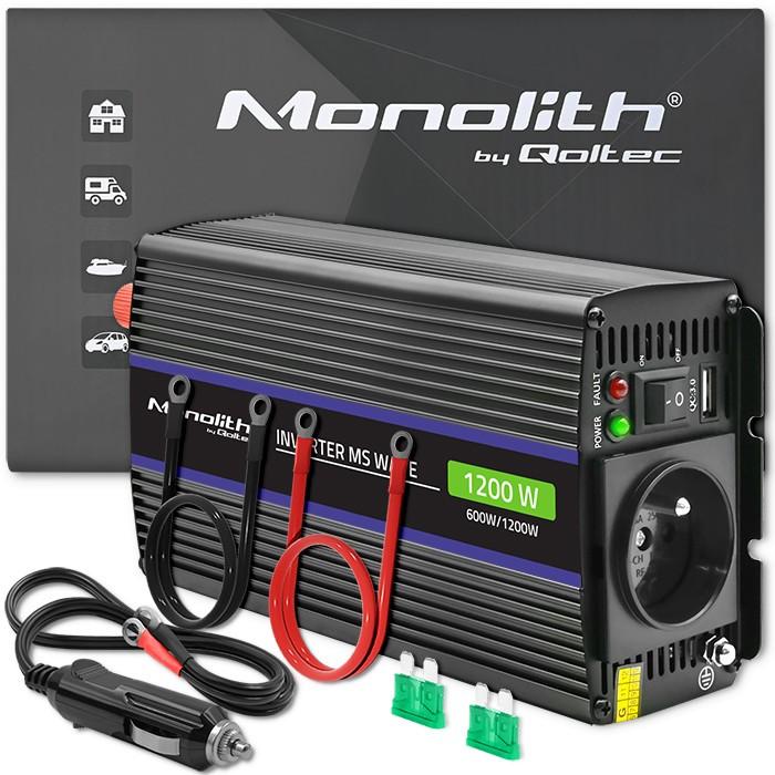 Conversor de voltagem 600W, 1200W Onda Senoidal
