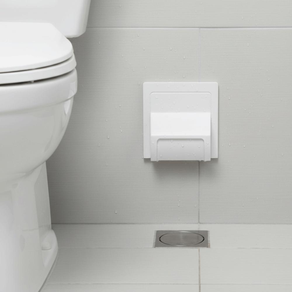 ABS Material Bathroom Wall Drain Baffle Quick Installation Durable Construction Drain Protector Sticker Simple Installation