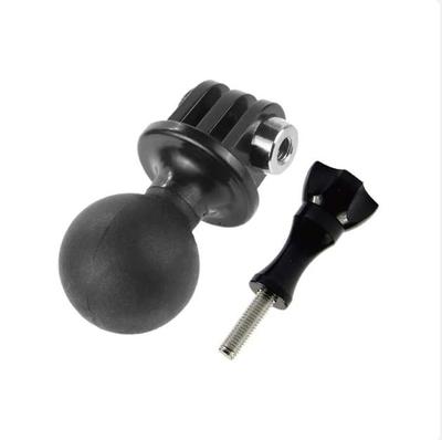 Ball RAM Mount for GoPro Hero 12 11 10 9 8 7 6 5 Xiaomi AKASO SJCAM Action Camera Tripod Ballhead Mount Adapter with Thumb Screw