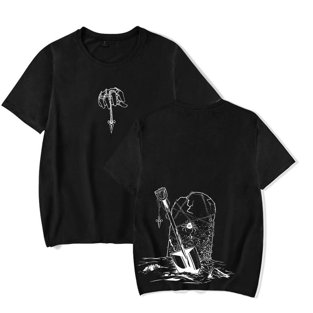 2026 Estate Top Larghi T-shirt Canottiere Stampa Anime T-shirt Uomo Streetwear Vintage Maglietta Nera Harajuku T-shirt Oversize