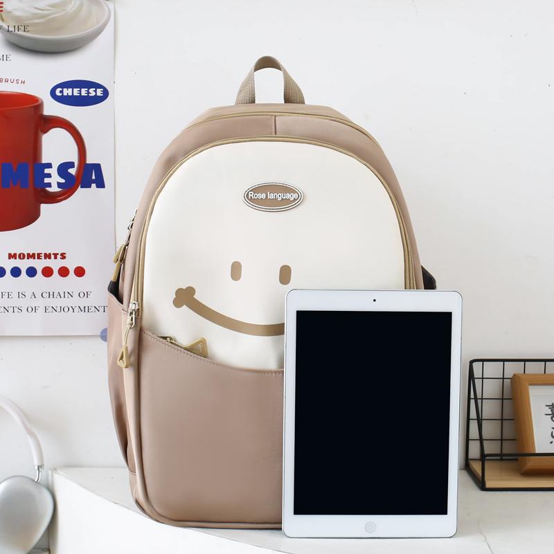 Three-Piece Backpack Set Large Capacity Student Schoolbag Women's Lightweight Backpack