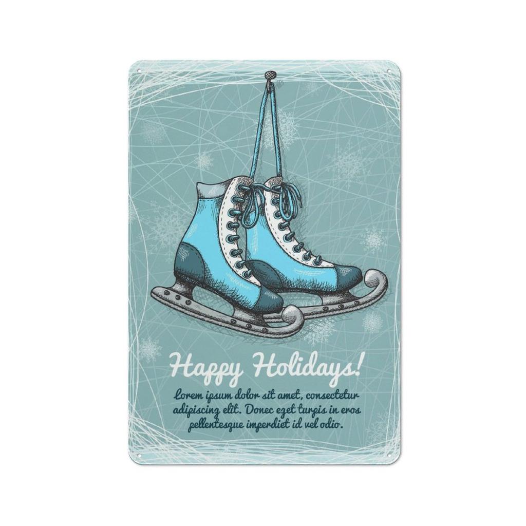 1 Pack Rusty Vintage Tin Sign with Distressed Texture for Unique Wall Art Setup, Choose Your Preferred 20x30cm or 30x40cm