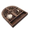 Wall Hanging Wall Crystal Display Shelf Small Wooden Wall Shelf Crystal Display Cabinet