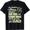 Hero Wears Dog Tags Combat Boots Proud Army Dad Father Gift Unisex T-Shirt