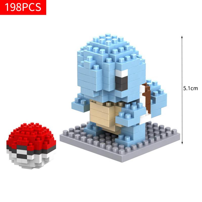 Pokemon Toy Lega Building Blocks Pokémon Action Cartoon Character Pikachu Assembled Model Building Block For Boys Birthday Gifts