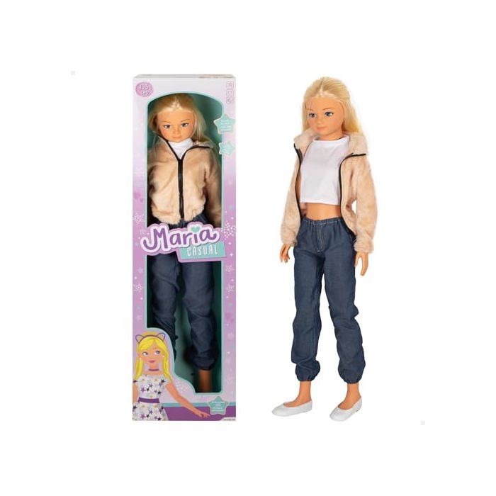 Large Styling Doll - COLORBABY - 105 Cm - Articulated - Blonde - Accessories Included - Customizable - Unisex