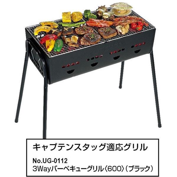 Captain Stag UG 2045 [Grillrost, Lagerfeuernetz, Grillnetz, 3-Wege-Grill, 600 Ami, 300 x 300 mm]