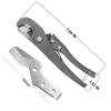 PVC Pipe Cutter Alloy Steel Blades Cuts Up To 1-1/4" Plastic Hoses and Pipes Suitable for Home Working or Plumbing Cutter Tool