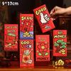 6Pcs Cute Goat Year Red Envelopes For 2027 New Year Spring Festival Red Packet Cartoon Sheep Pattern Lucky Money Packets