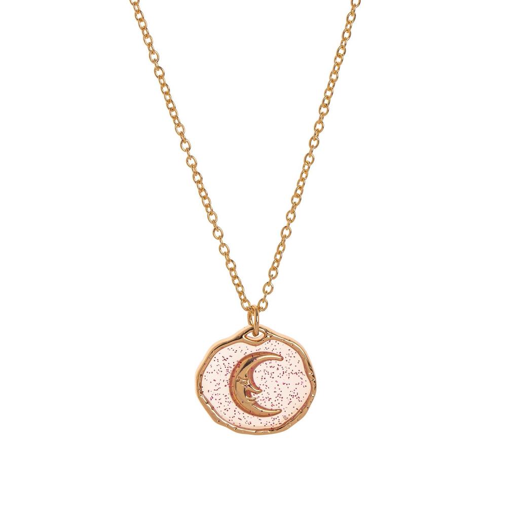 Trendy Sun Moon Star Heart Pendant Necklace In 18k Electroplated Copper