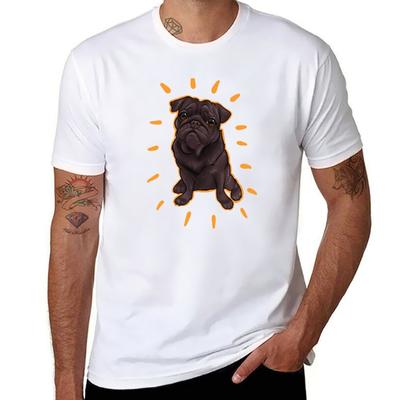 THOR PUG OF THUNDER T-Shirt Cotton Tshirt 100% T Shirt Man Cotton T-Shirt