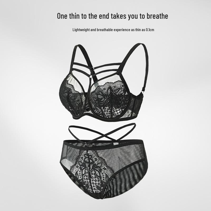 Plus Size Full Cup Bra Set for a Slimmer Look - Beautiful and Supportive for Big Busts