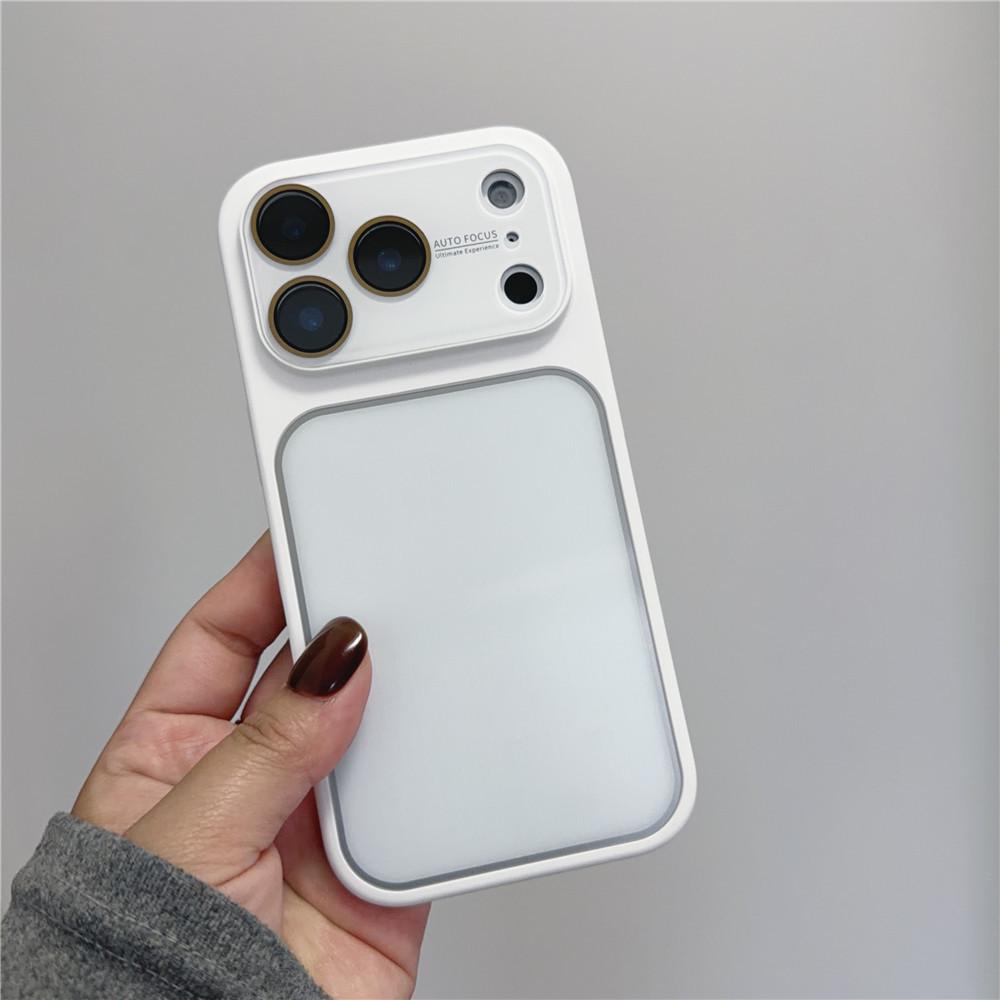 

Brushed Texture iPhone 17 Pro Case with Lens Film - Drop-Proof for Models 15/14/16 Pro iPhone 13
