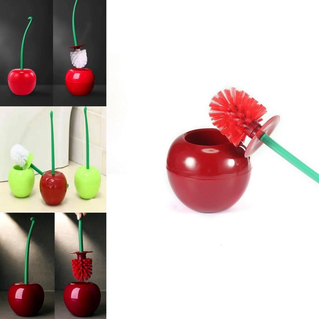 Durable Plastic Toilet Brush Set Cherry Toilet Brush For Effective Toilet Cleaning Innovative Cleaning Brush For Bathroom