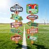 Sport Themed Directional Sign For Football Parties Durable Recyclable Paper Football Party Accessories Direction Boards