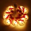 Snowman Christmas LED Garland String Light Merry Christmas Decorations For Home 2026 Xmas Tree Ornament Navidad New Year Gifts