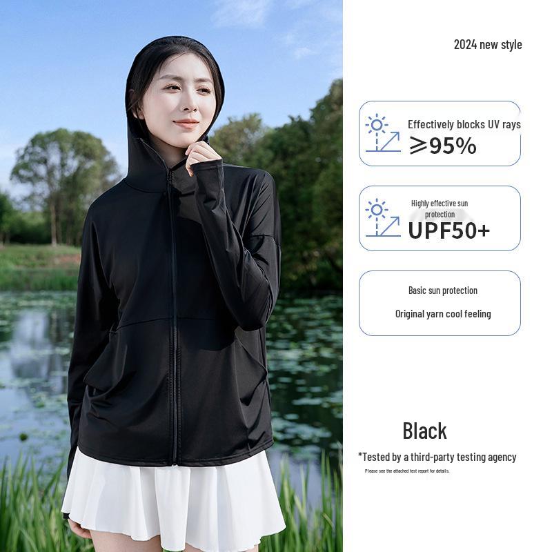 

Унисекс Легкая Дышащая Защита от УФ-лучей Ледяной Шелк Куртка для Занятий Спортом на Открытом Воздухе XXL (155-170 lbs)