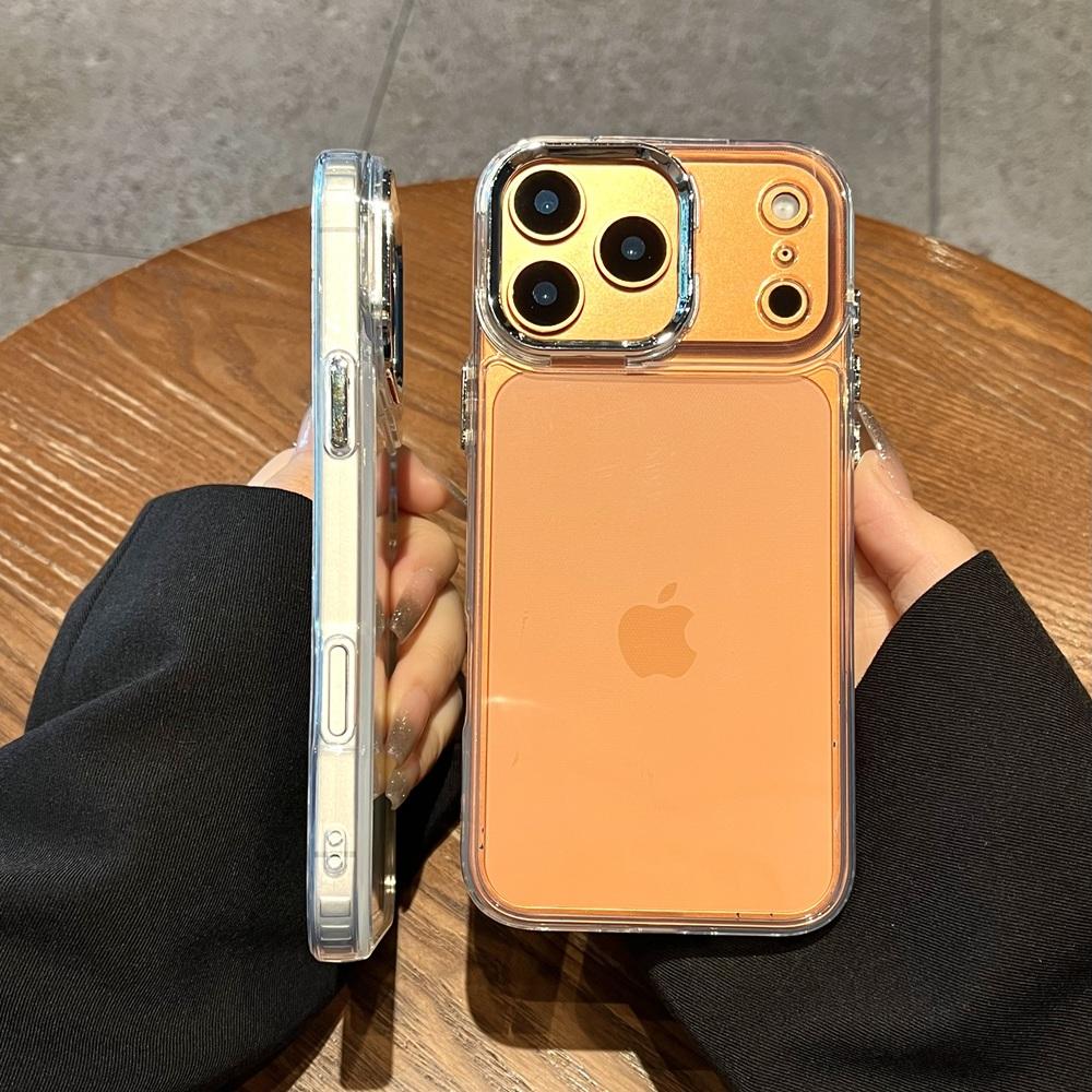 Luxury Transparent Silicone Phone Case For iPhone 17 Air 16 15 14 13 12 11 Pro Max Plus Clear Shockproof Bumper Back Cover