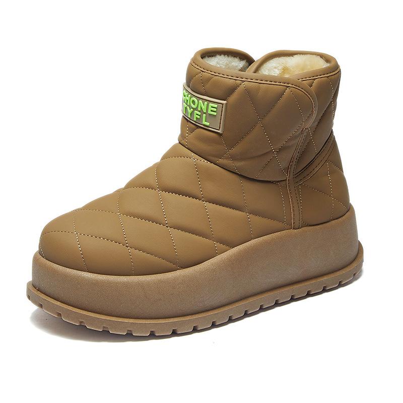 Winter Velvet Thick Warm Shoes Waterproof Platform Snow Boots for Women
