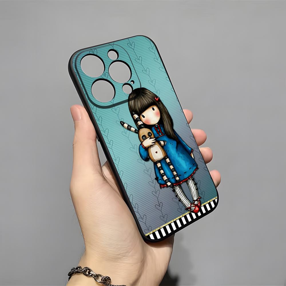 

Japan SantoroS GorjussS Phone Case For IPhone 17 Pro Max 16 15 14 Pro Max 13 11 X Xs Xr 8 7Plus Silicone Cover iPhone 16e