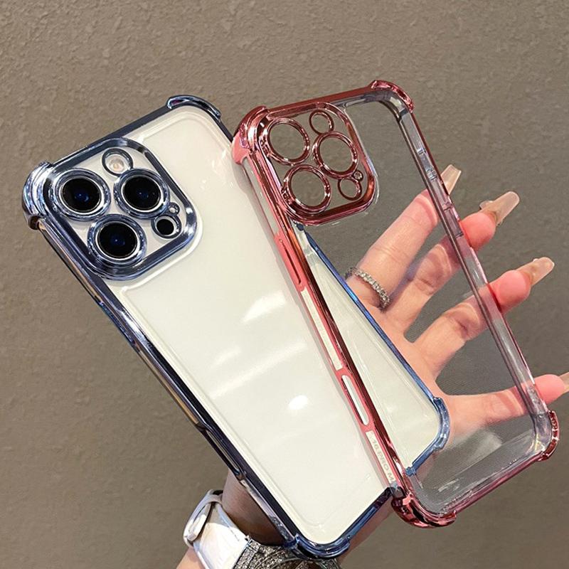 Cubierta Transparente Clara a Prueba de Golpes con Revestimiento Carcasa Protectora Completa para Lente de Cámara Carcasa Trasera para Teléfono Móvil para Xiaomi Poco Redmi