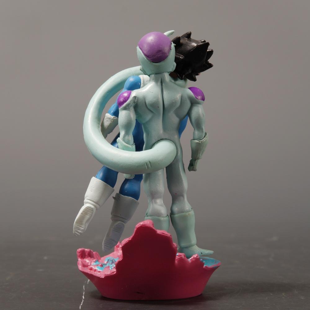 9cm/3.54in Anime Figure Frieza VS Vegeta Action Figures Pvc Statue Collection Model Toys Gifts