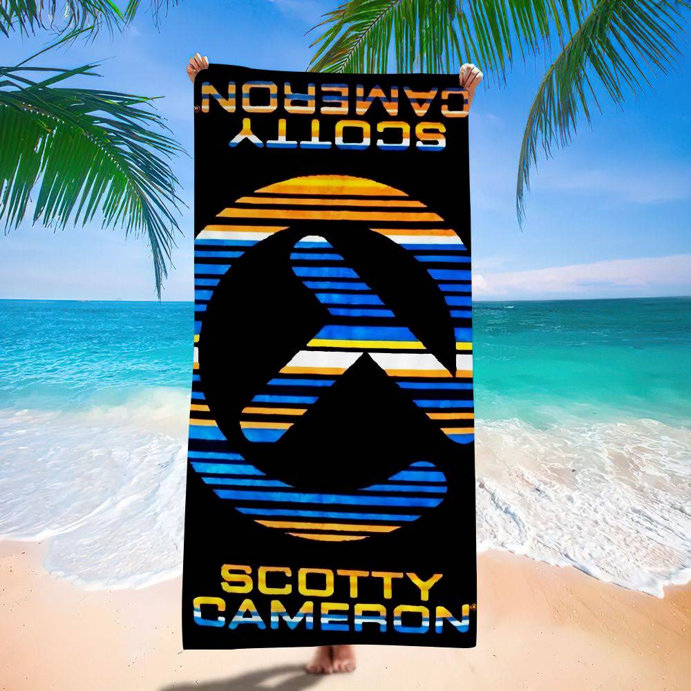 Golf S-scotty C-camerons Anime Anime Beach Swimming Towel Soft Absorbent Washcloth Children's Gifts For Kids Travel Camping Gym
