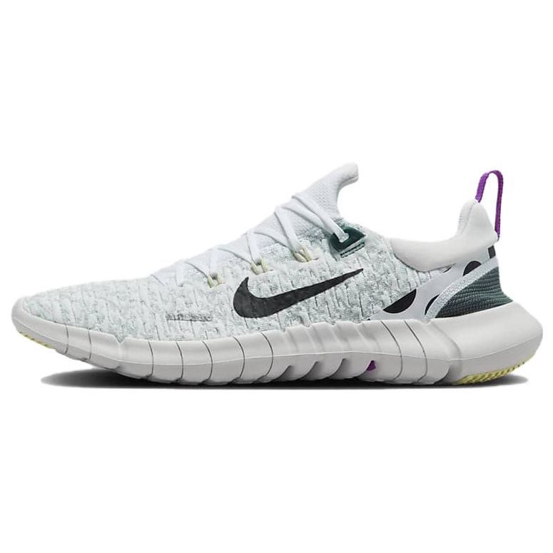 

Nike Free Run 5.0 Polka Dots Men Sneakers White Light-Silver Faded-Spruce CZ1884-102 44.5
